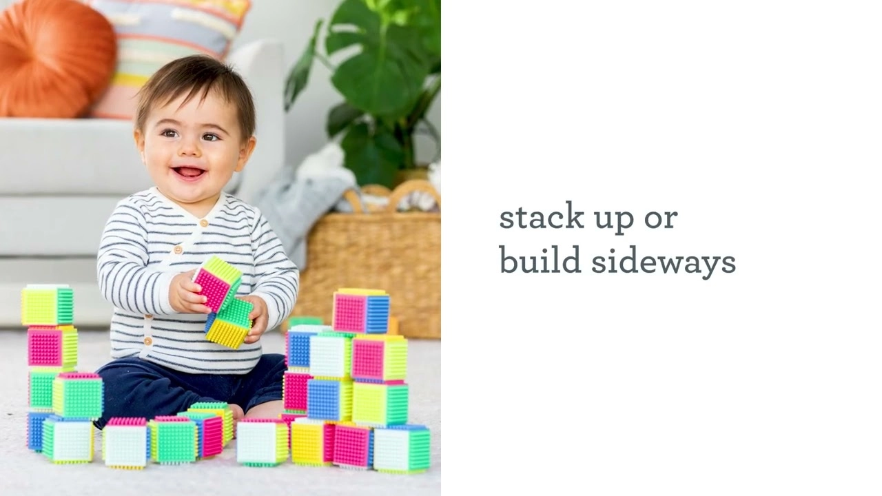 Press & Stay Sensory Block Set - 6 months