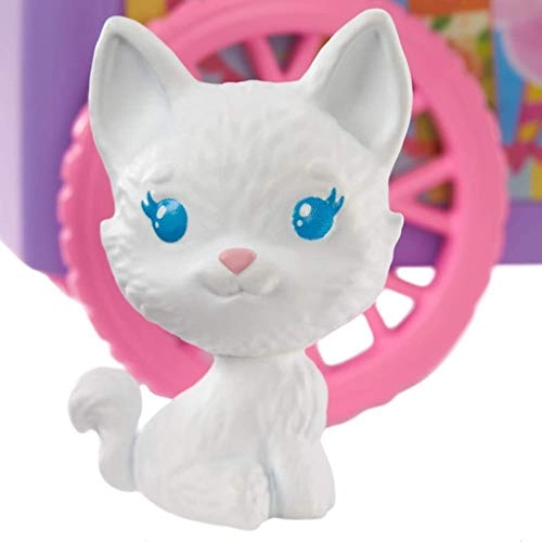 Chelsea Doll and Snack Cart Playset - 6-inch Blonde with Pet Kitten