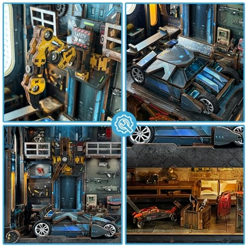 Book Nook Kit - Miniature Wooden LED Light