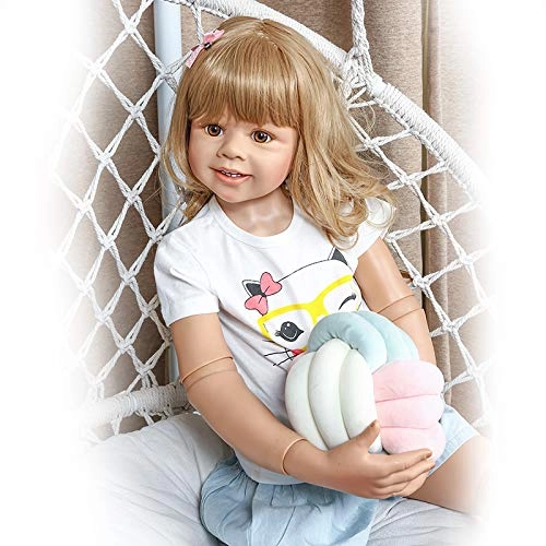 Pinky Reborn Reborn Toddler Doll - 39inch Hard Vinyl Blonde Hair