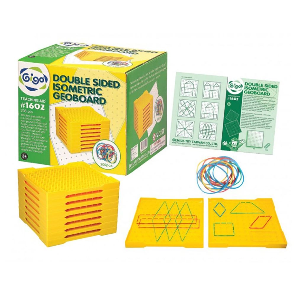 Double Sided Geo Board - Suitable for 3 years and above