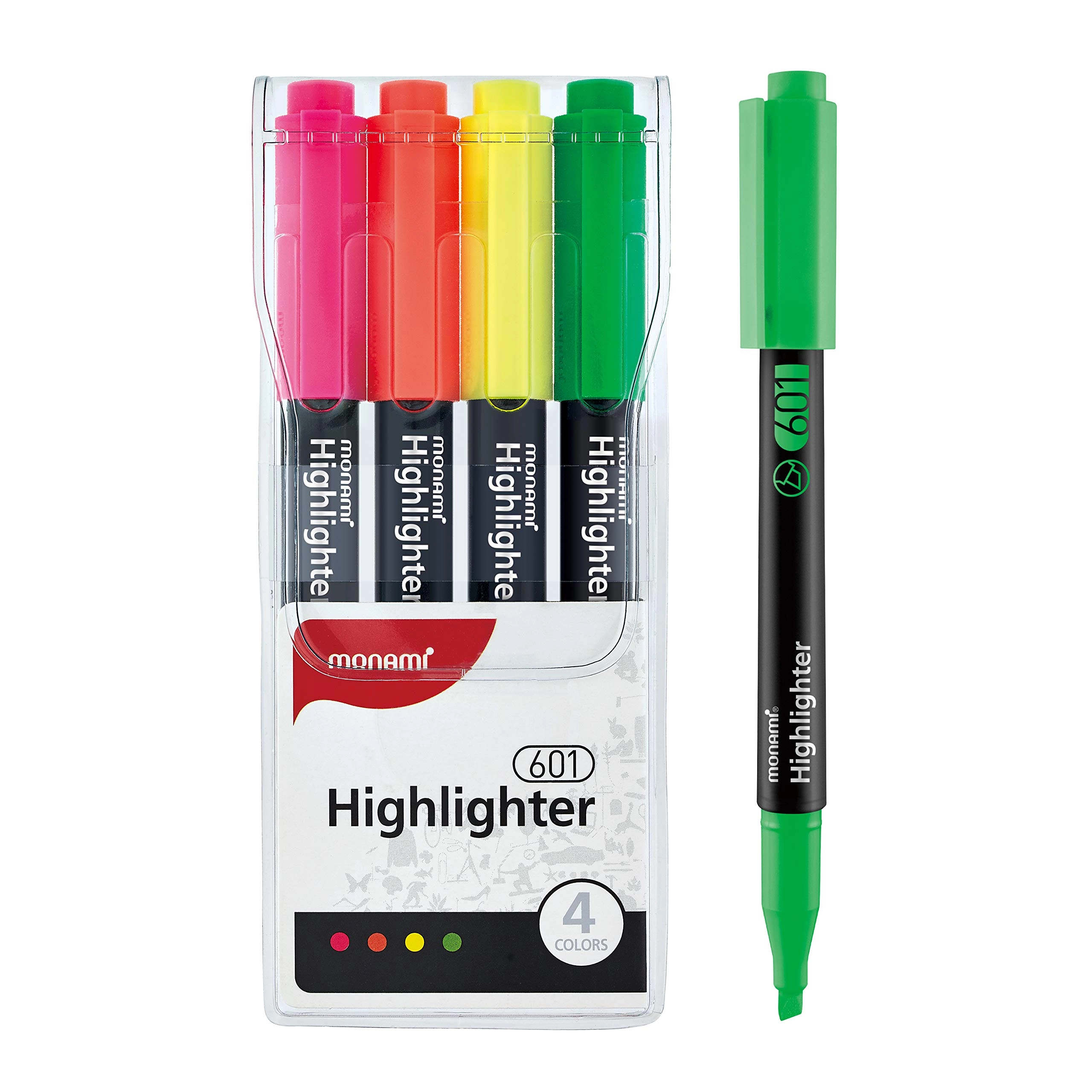 MON AMI Highlighter 601 - Fluorescent Chisel