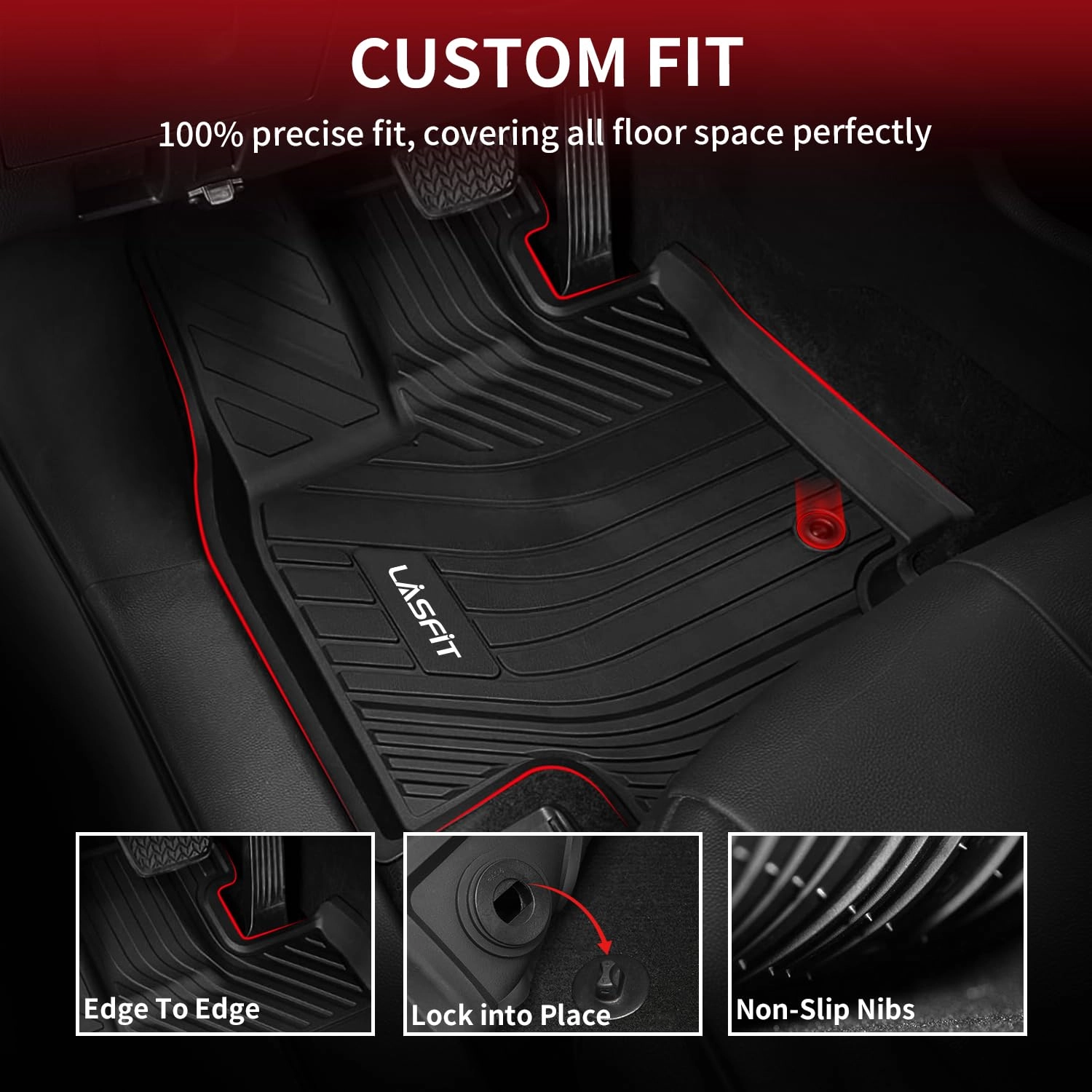 Floor Mats - Toyota Grand Highlander Lexus TX350 2024-2026 1st & 2nd & 3rd Row