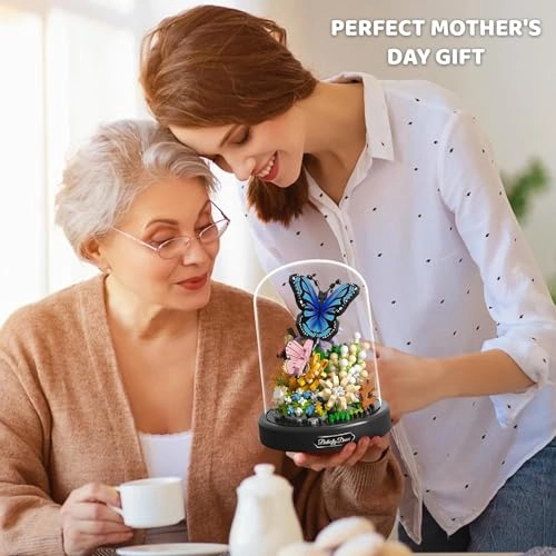 Butterfly Flowers Micro Mini Building Block Set - 530 pcs