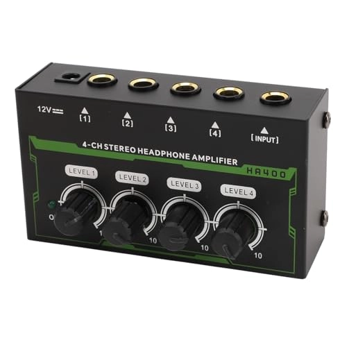Headphone Amplifier - 4 Channel High Power US Plug