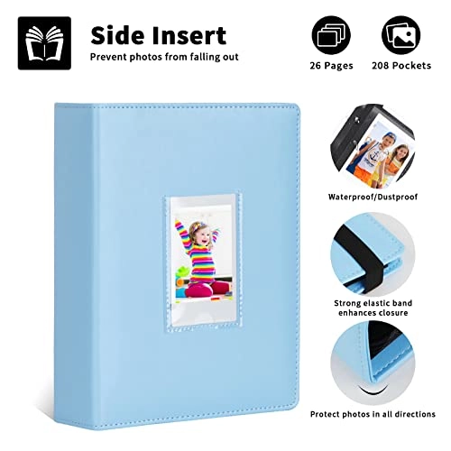 2x3" 288 Pockets Faux Leather Photo Album