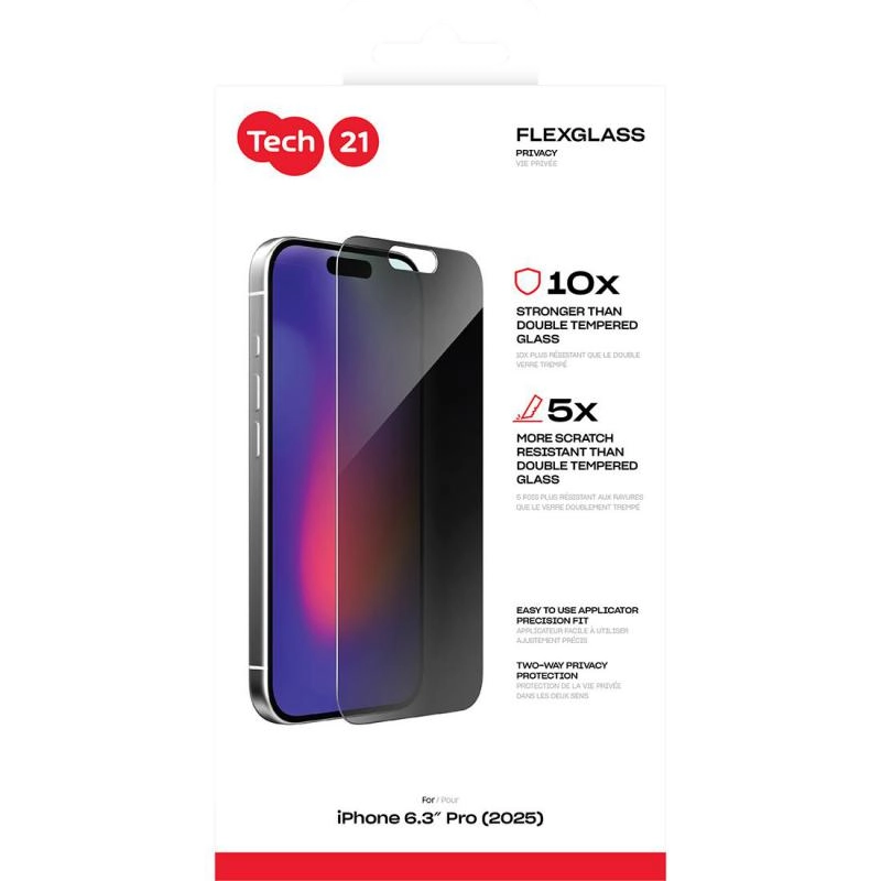 Privacy Tempered Glass Screen Protector for iPhone 16 Pro Max