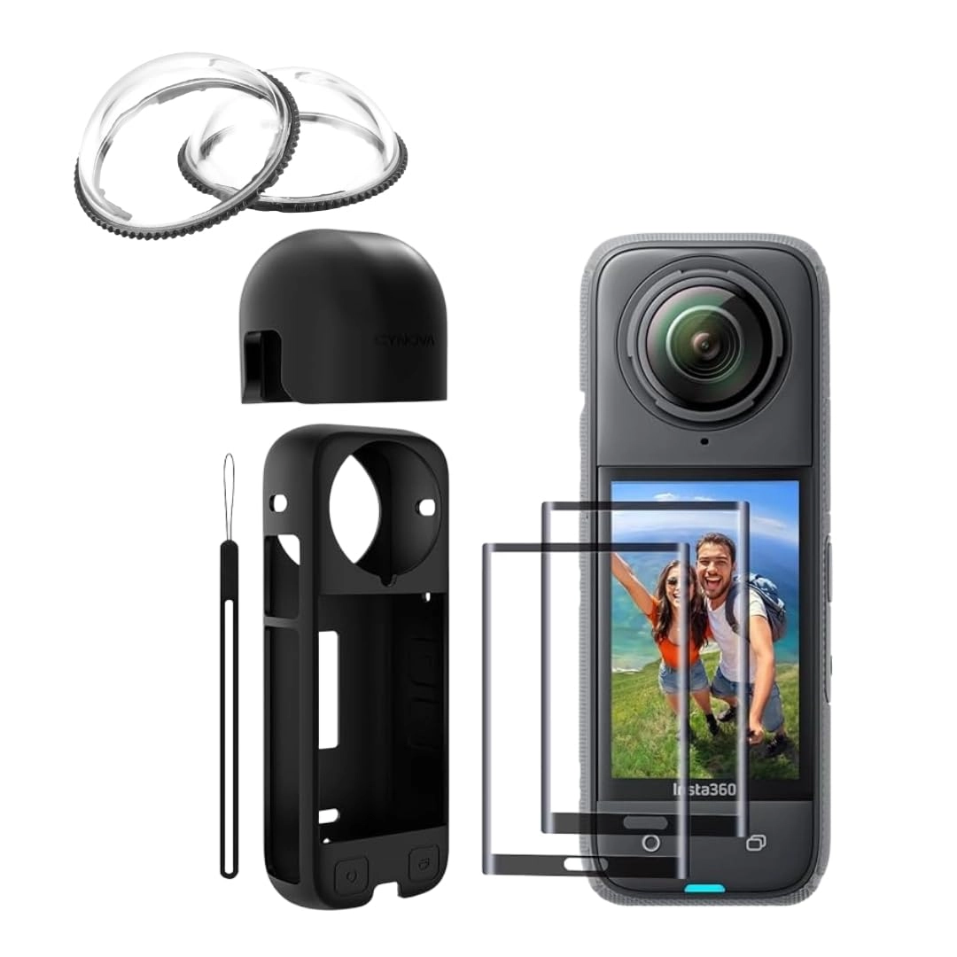 SHENZHEN CYNOVA TECH CO LTD Insta 360 X4 - Silicone Bundle