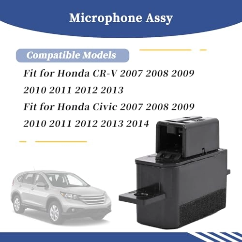 Microphone Assembly - Compatible with Honda CR-V 2007-2013 / Civic 2007-2013