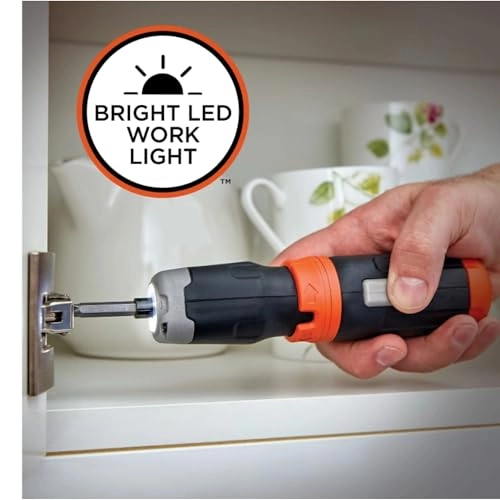 Cordless Screwdriver - 220 RPM Integrated LED