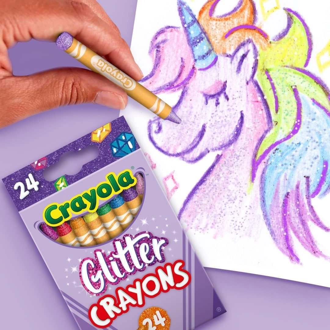 Glitter Crayons - 24 piece(s)