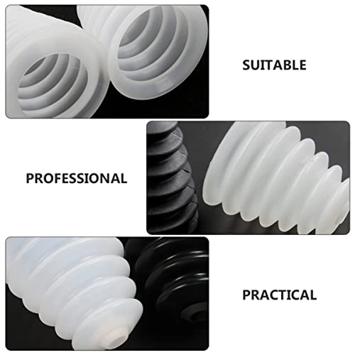 Drill Collector Cover - 4 Pcs Silicone White