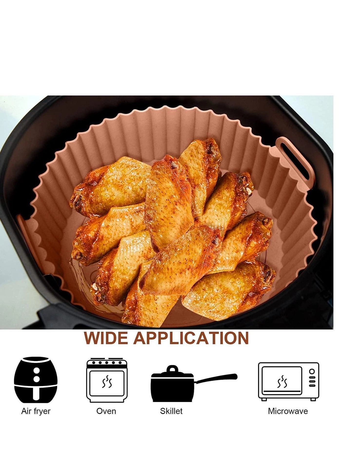 Air Fryer Silicone Liner - food grade silicone 2 piece(s)