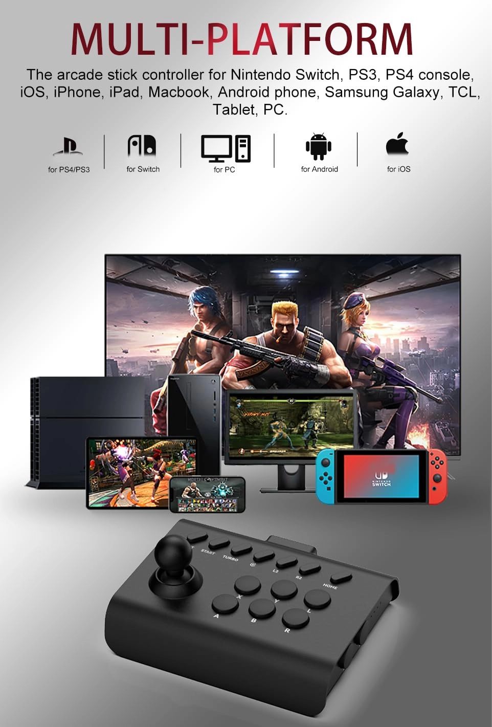 Arcade Fight Stick - Black
