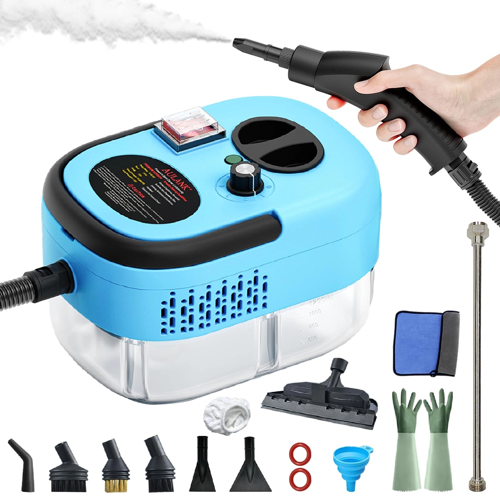 AULANK Handheld Steam Cleaner - 3BAR 1200ml