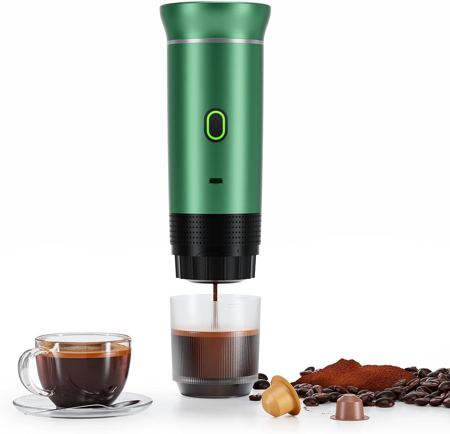 Portable Espresso maker - ground coffee NS capsules DG capsules