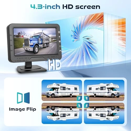 Rear View Camera - full-colour night vision wired 1080P + Reversing Monitor