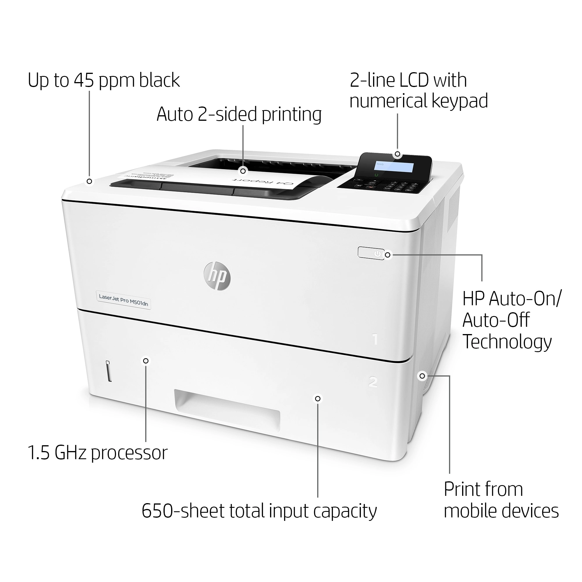 LaserJet Pro M501dn