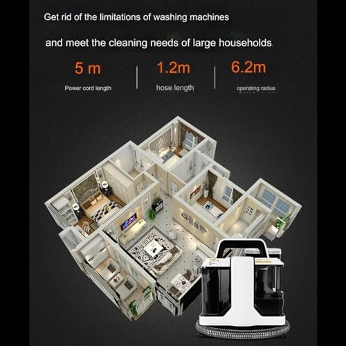 Carpet cleaning machine - One-click deep self-cleaning 450W