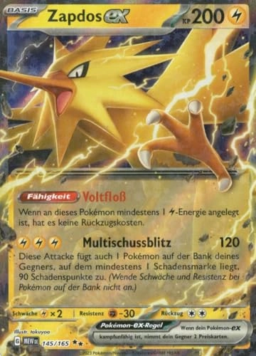Pokemon Zapdos EX 145-151 - German