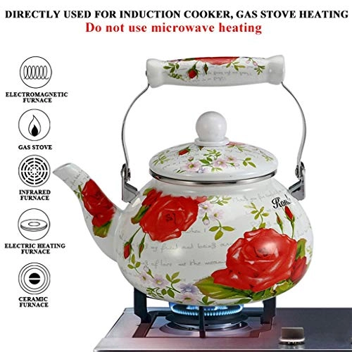 Enameled Teakettle - Enamel 1100 milliliter