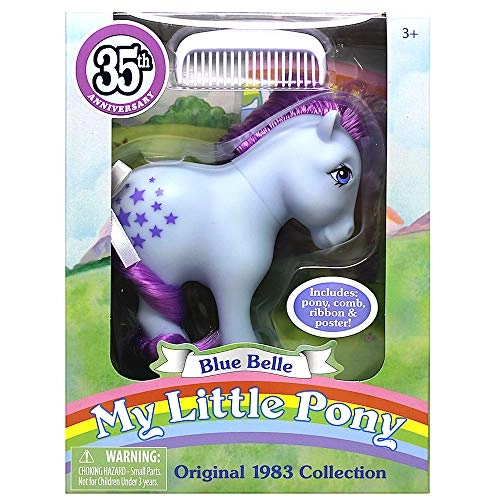 Blue Belle Retro Pony - My Little Pony 35th Anniversary Collection - 3 years 6 pieces