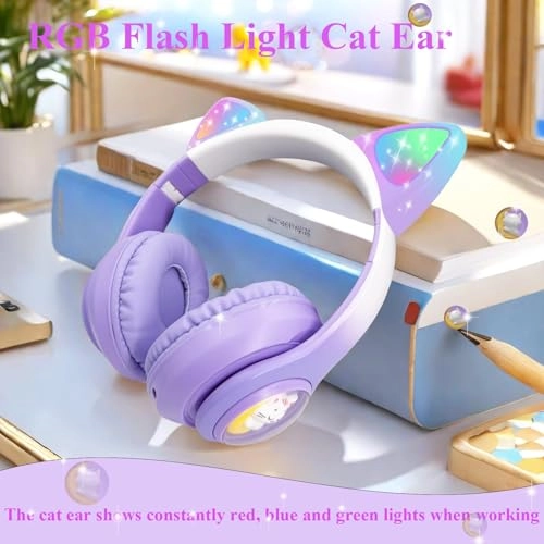 Cat Ear Kids Bluetooth Headphones Wireless Headphone