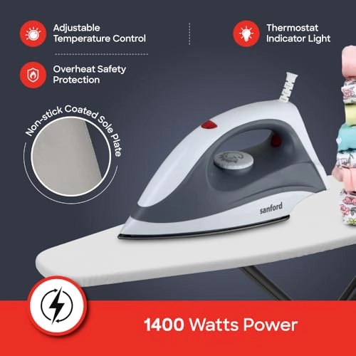 Cloth Dry Iron - 1400W Blue