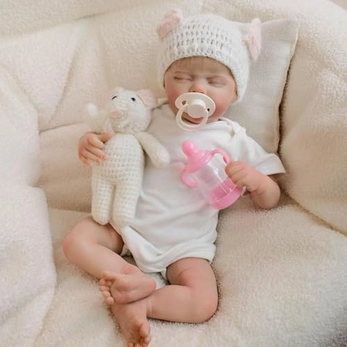 Reborn Baby Doll - 19 Inch Vinyl Cloth Body Ages 3+