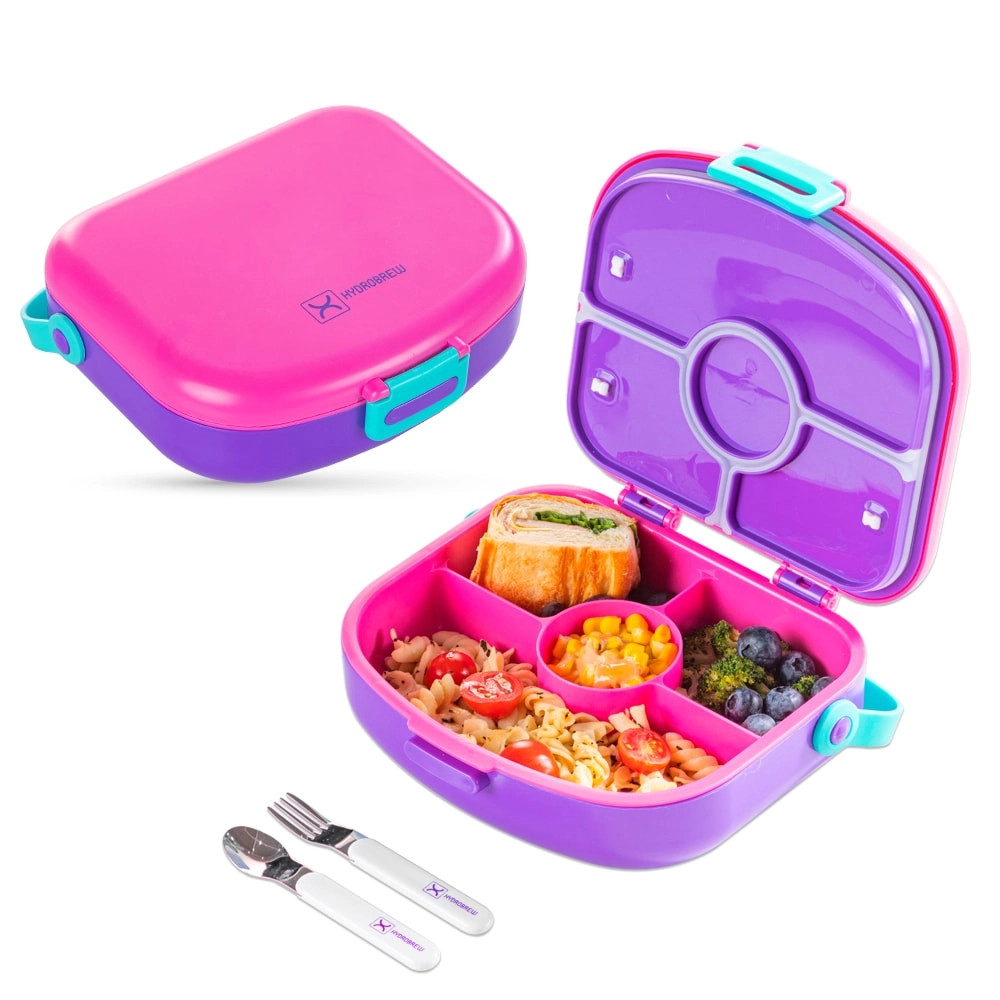 SAM BOX FZE 4 Compartment Bento Lunch Box - Fuchsia 1.3L