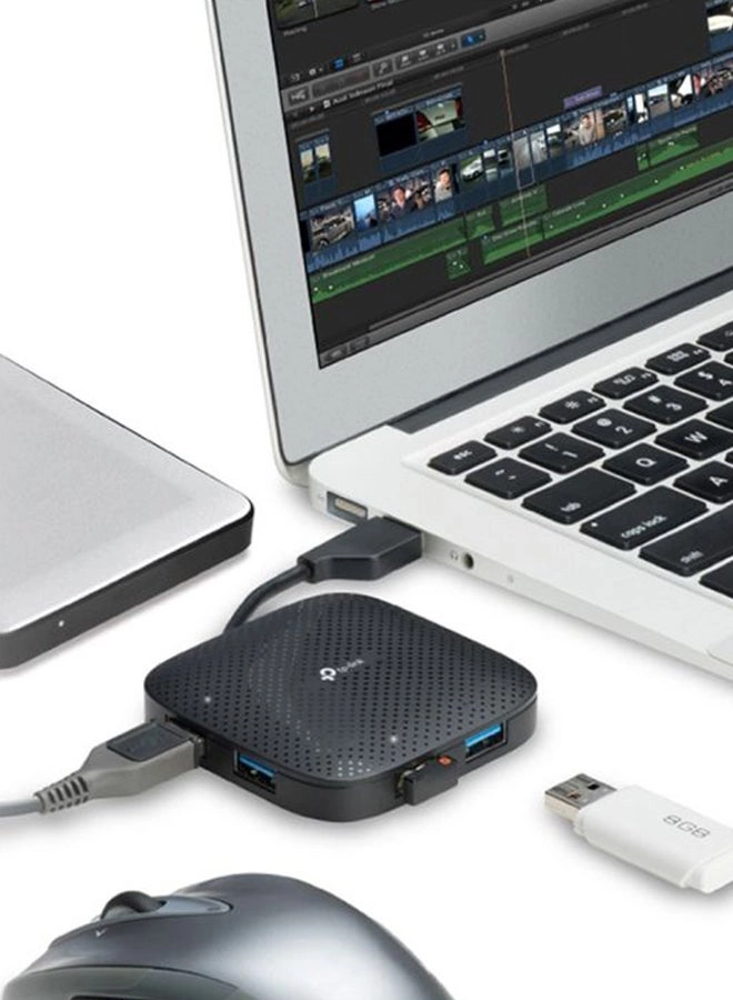 UH400 - 4 Port USB 3.0 Black