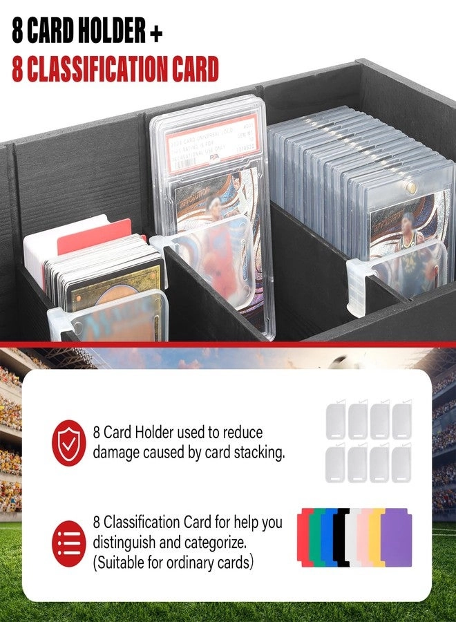 Trading Card Display Stand - 200+ 8 Card Holders