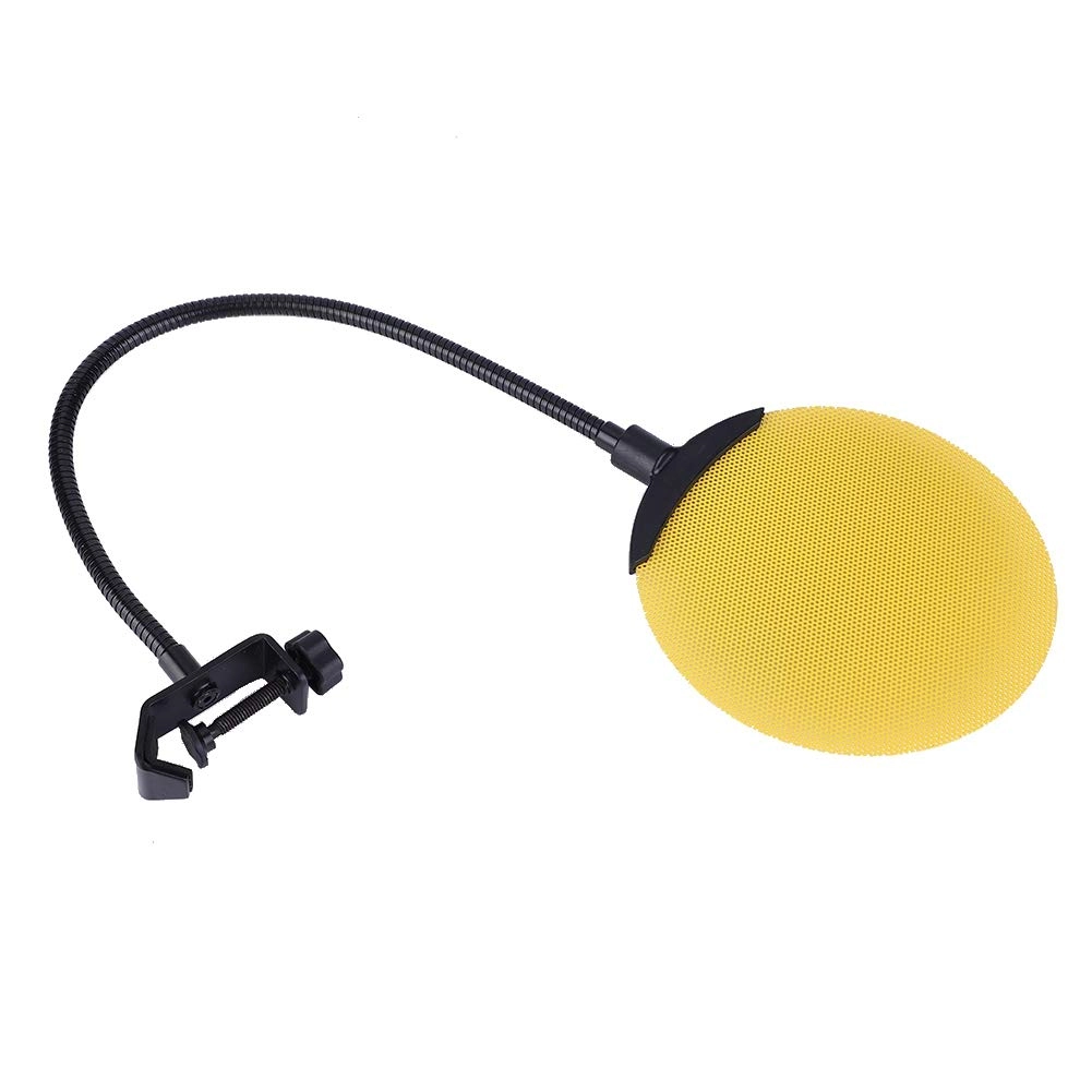 Puresilks Microphone Metal Stand - Microphone Spray Cover Microphone Hood