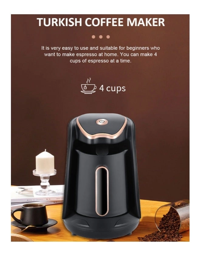 Turkish Coffee Machine - 300ml Removable Cordless One-Click
