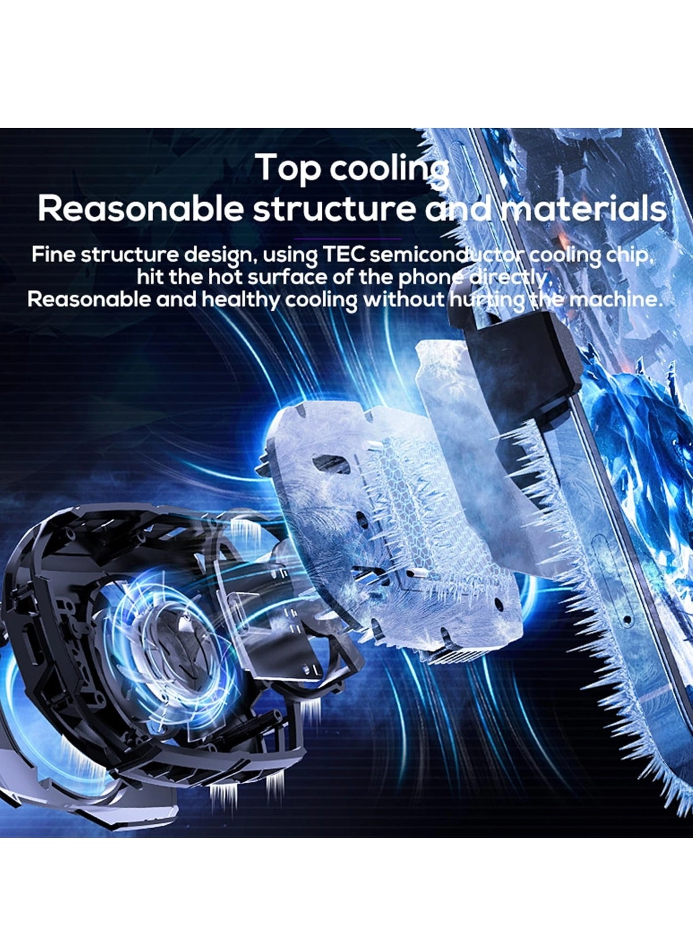 DL16 - Cell Phone Cooler 27W 2.83-3.66in