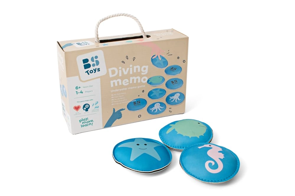 BS Toys GA302 - Diving Memory Game Multicoloured 12 pieces