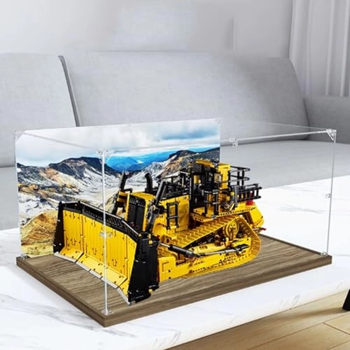 Acrylic Display Case for LEGO Bulldozer Model 42131 - 3mm thickness