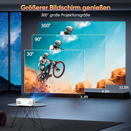 Mini Projector B0FQBYPRVM 18000 Lumens