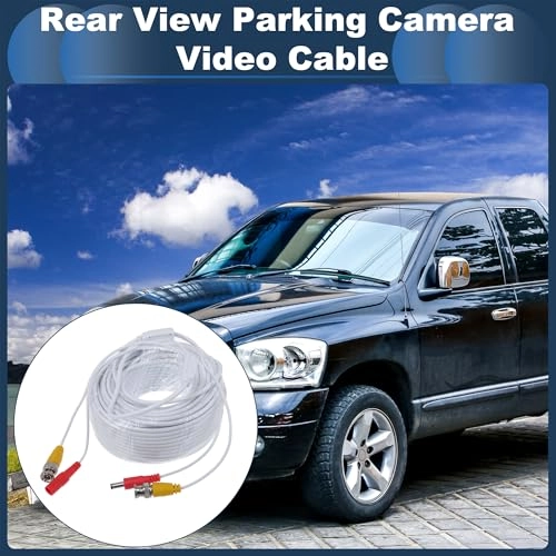 Reverse Rear View Parking Camera Video Cable - BNC+DC