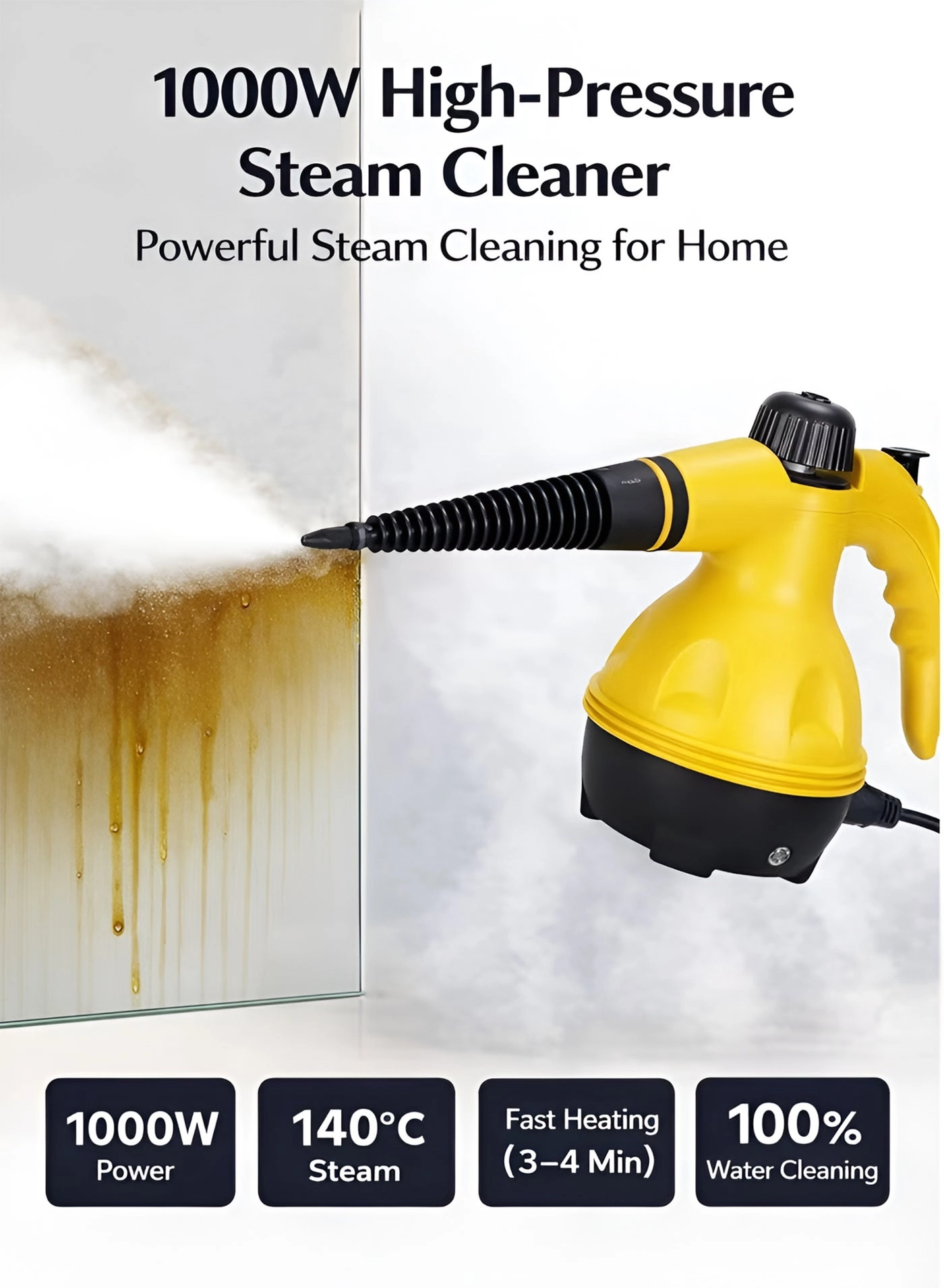 Handy Steam Cleaner - 3 Bar (300KPa)