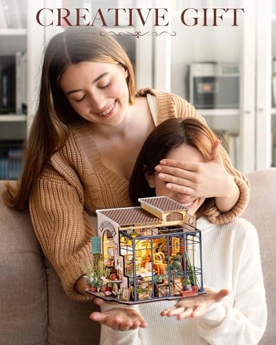DIY Miniatures Dollhouse Kit - Emily's Florist 1/24