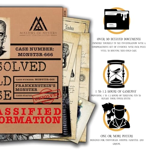 Halloween Cold Case File - Solve A Murder