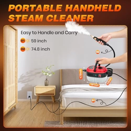 Handheld Steam Cleaner - 36oz