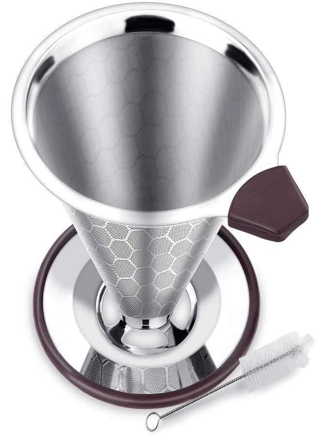FOXAS Pour Over Coffee Filter Dripper - 1-4 Cup