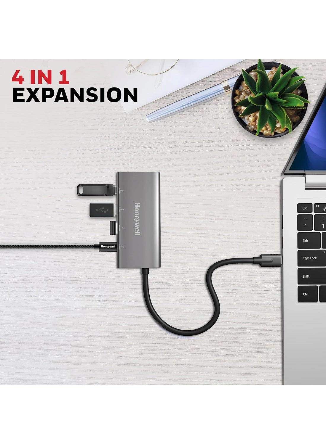 Momentum Type C 4 In 1 Hub - 10 Gbps 2 x Type C 3.2 Gen2 2 x USB 3.2 Gen2