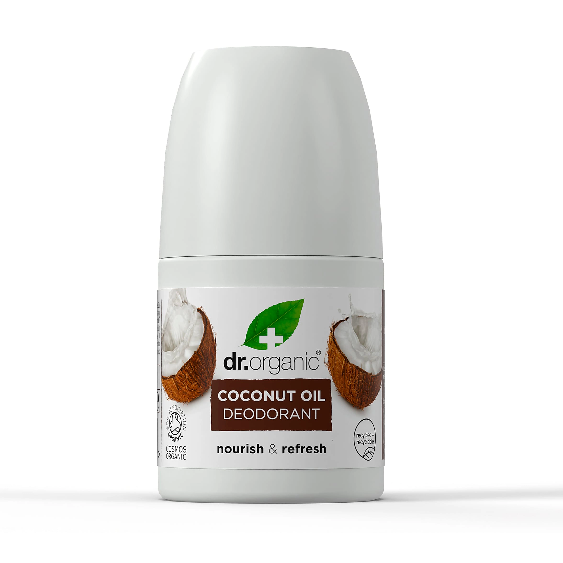 Dr Organic Organic Virgin Coconut Oil Deodorant - 50ml Liquid cream roll-on