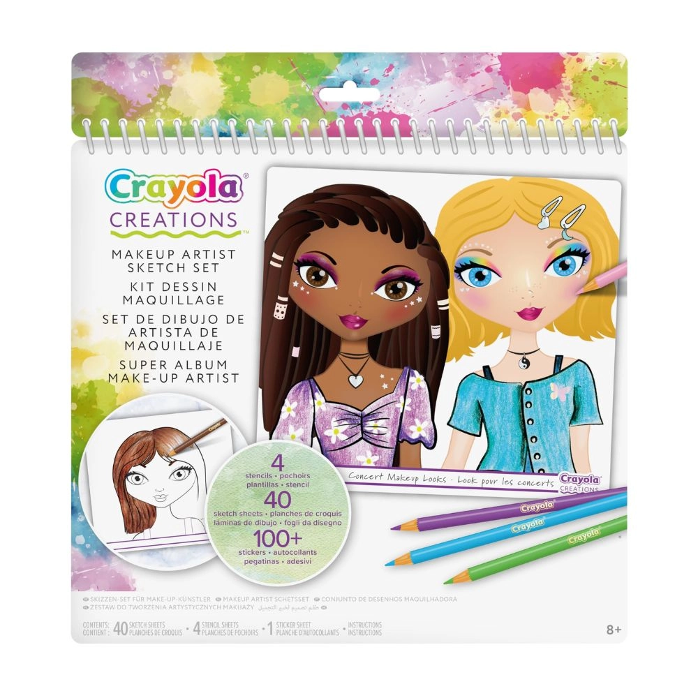 Crayola Creations Compact Make-Up Artist Sketch Set