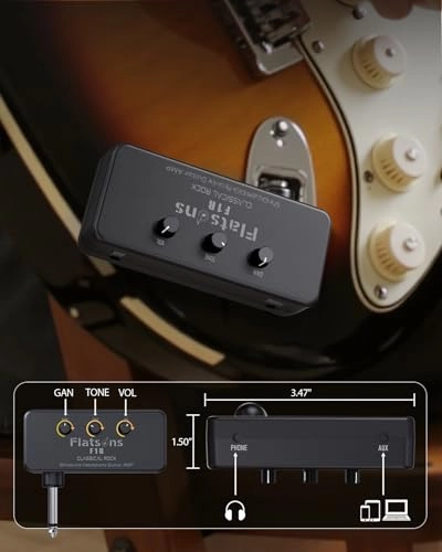F1R - Mini Headphone Guitar Amplifier 3.5mm Aux