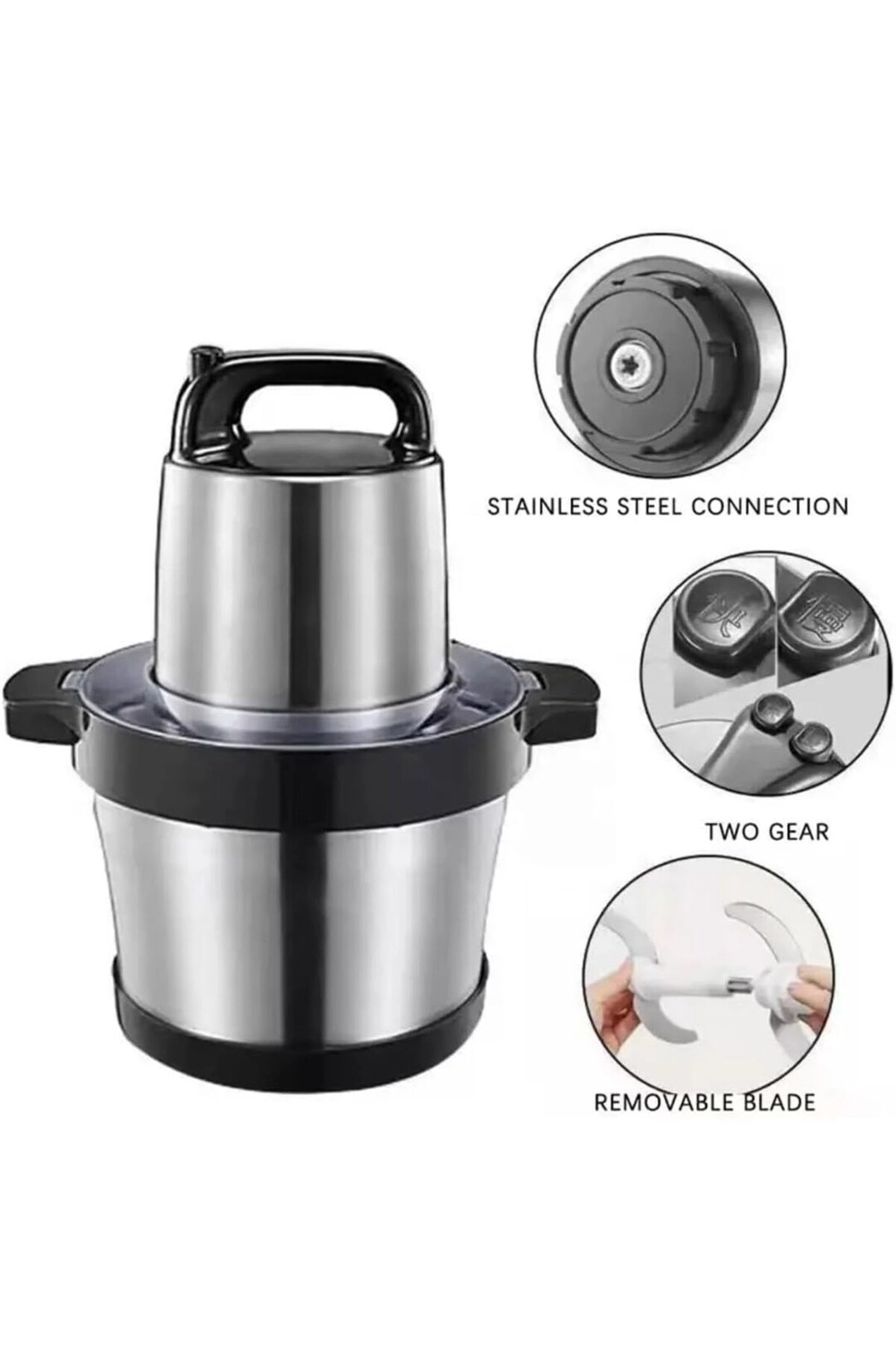 Meat Grinder - 6L Stainless Steel