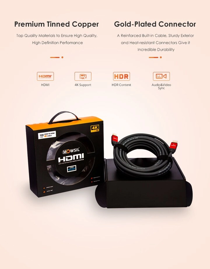4K HDMI Cable - 1.8m with Ethernet